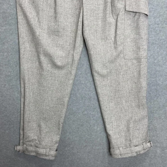 Reiss Brianna Wool Blend Cargo Gray Pants Sz. - Picture 3 of 15